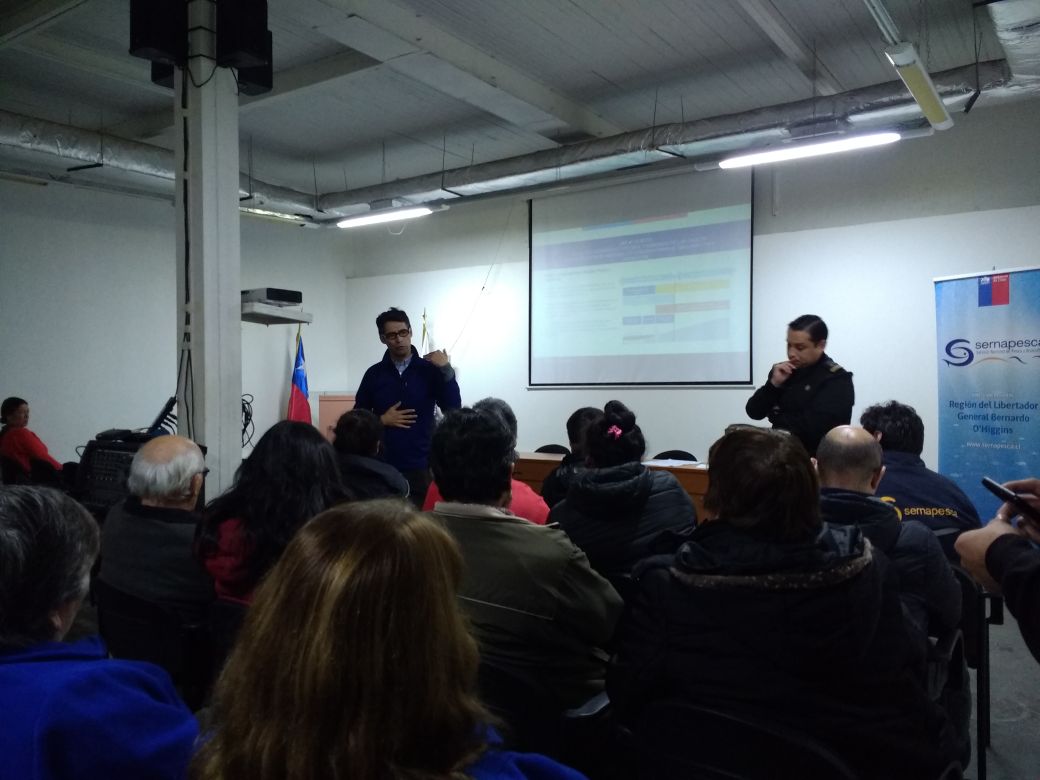 Región de O´Higgins:    Artesanales piden despejar dudas a cerca de la nueva Ley de Caletas en Seminario realizado en Pichilemu