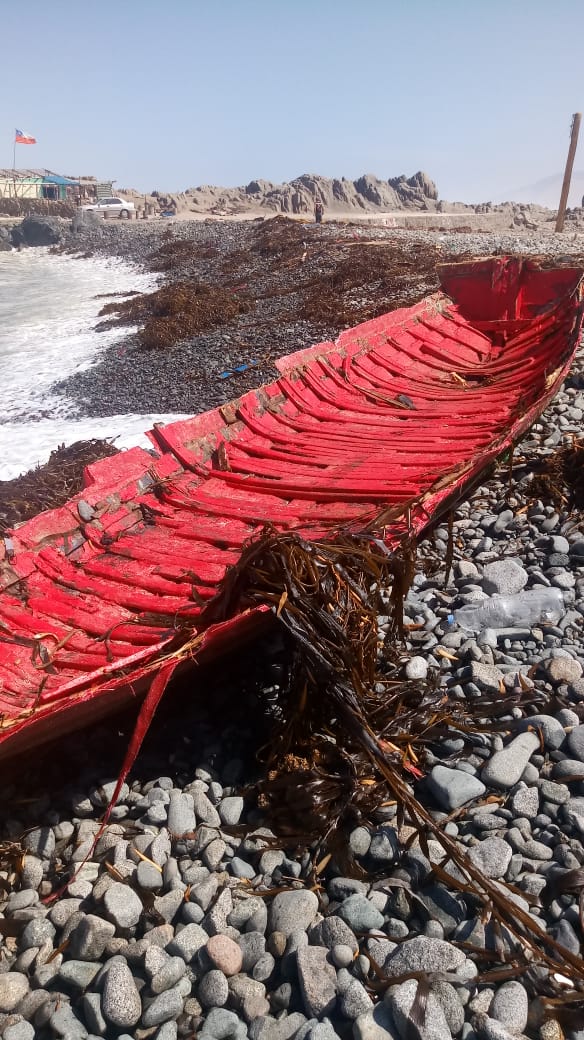 Región de Tarapacá:  Marejadas deja severos daños en muelle y embarcaciones en caleta Río Seco