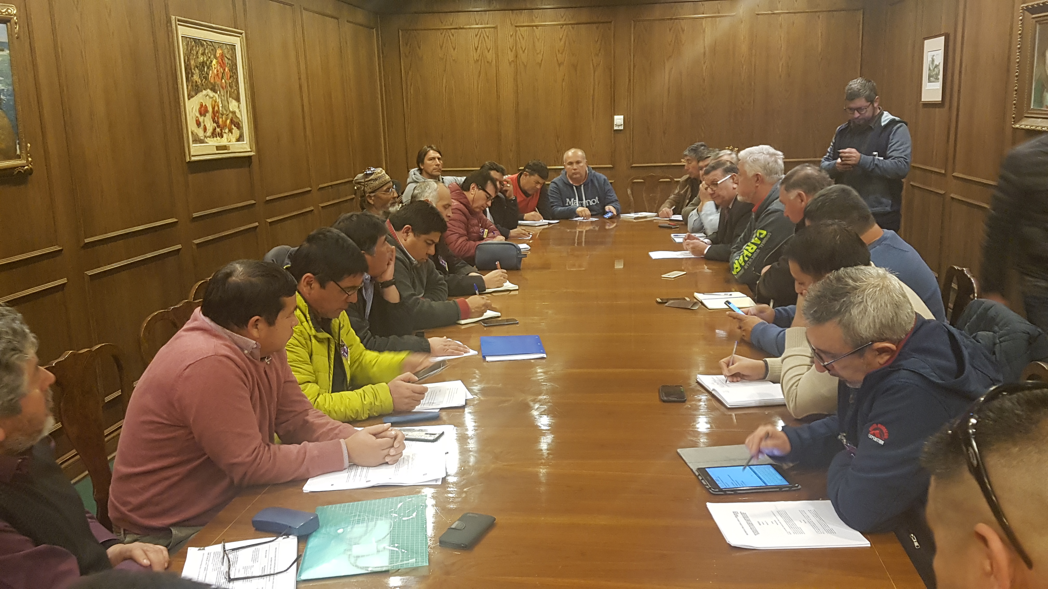 Dirigentes de la Conapach participan en mesa multirepresentativa para abordar la Ley Corta﻿
