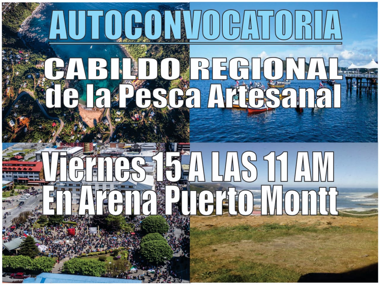 Pescadores de Los Lagos realizarán este viernes un Cabildo Abierto Regional