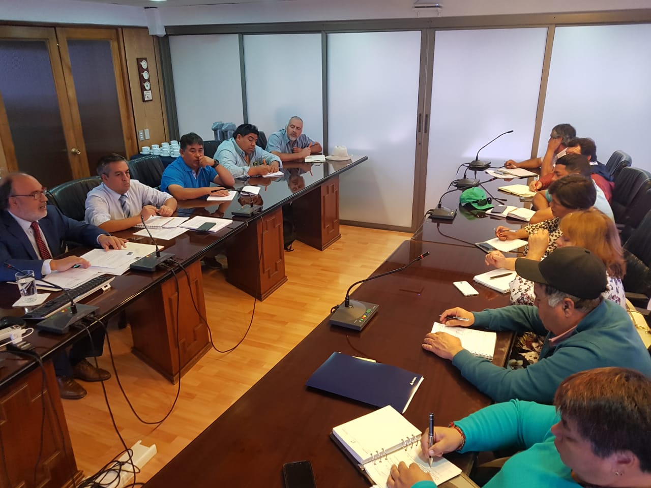 Con nutrida agenda de trabajo finaliza reunión entre Conapach y el Subsecretario de Pesca