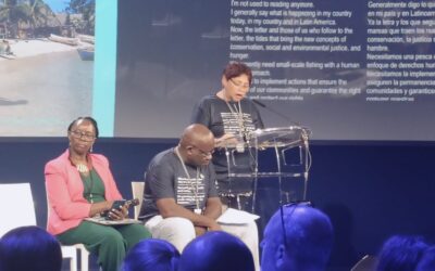 Zoila Bustamante manifiesta su preocupación por los efectos de la Economía Azul en la pesca artesanal